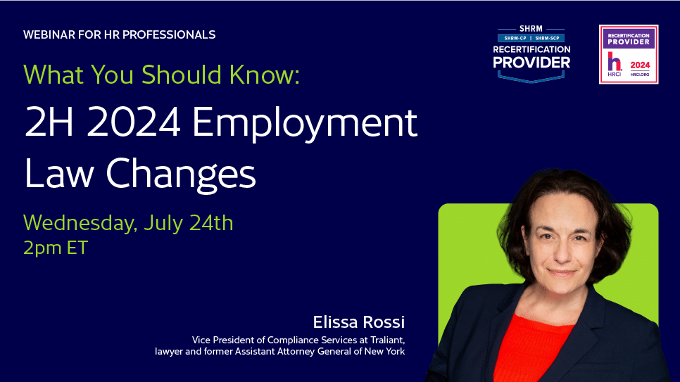 What You Should Know 2h 2024 Employment Law Changes Traliant
