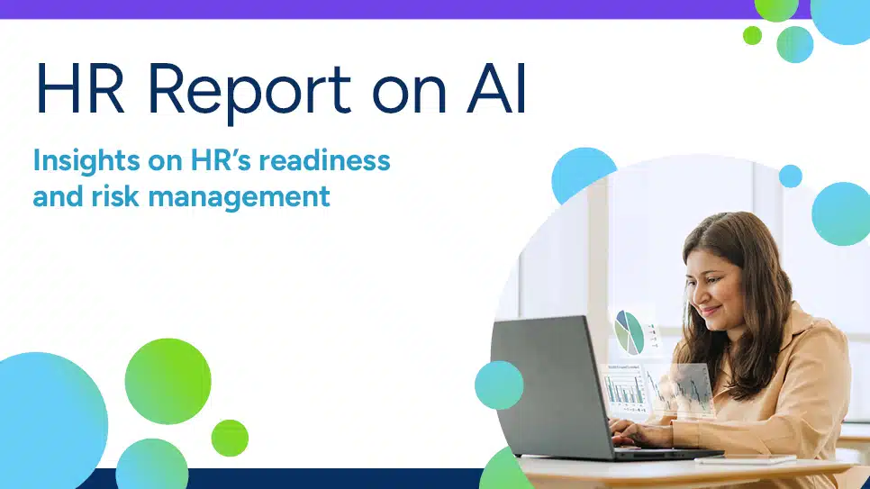 Image depicting the title of on HR report on AI Insights