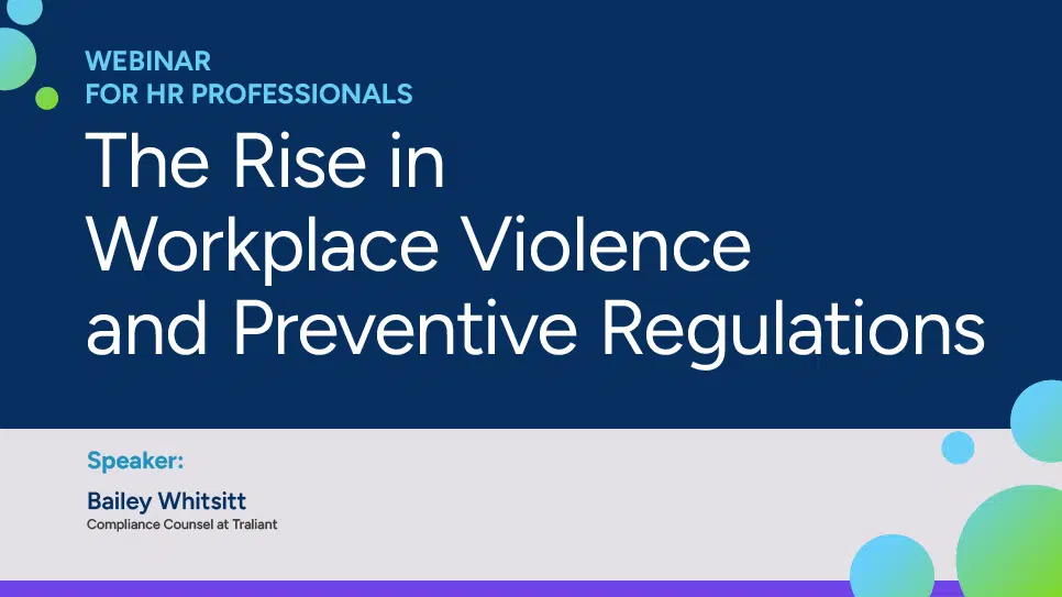 The Rise in Workplace Violence and Preventive Regulations 
